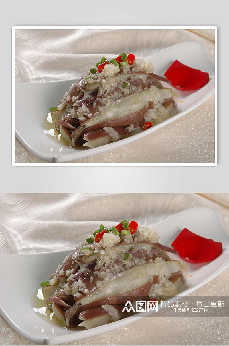 蒜泥茄子餐饮食物图片素材
