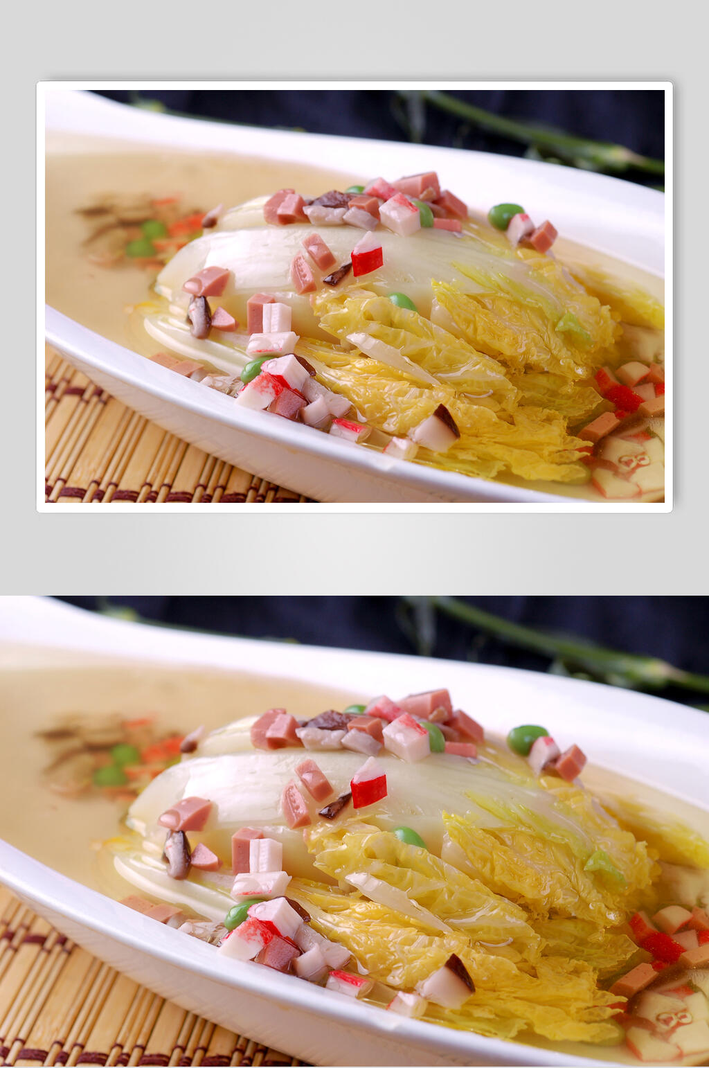 上汤白菜摄影图片素材