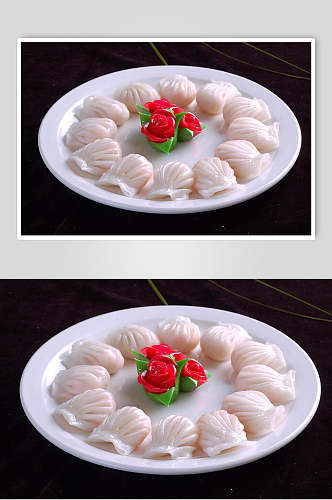 健康美味水晶虾饺食品高清图片