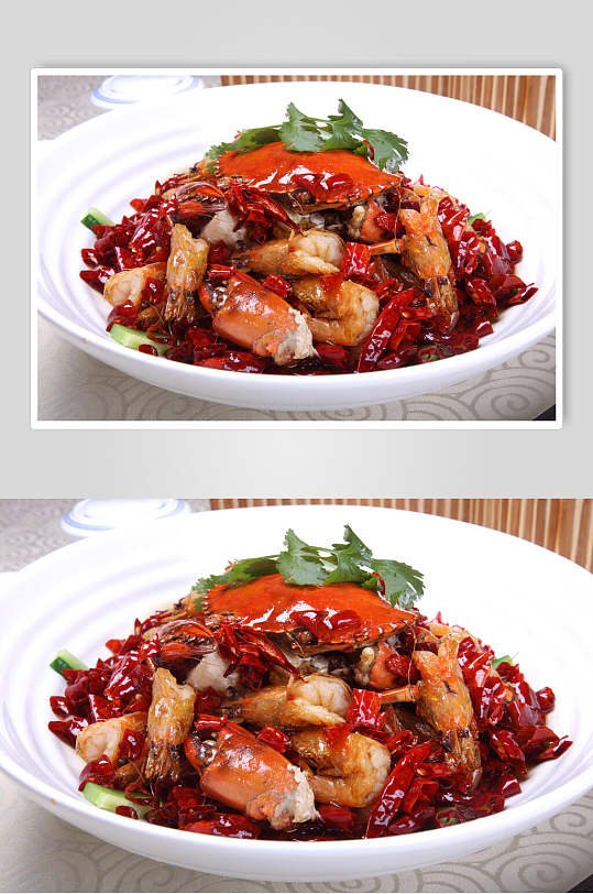 湘菜螃蟹香辣虾餐饮食物图片