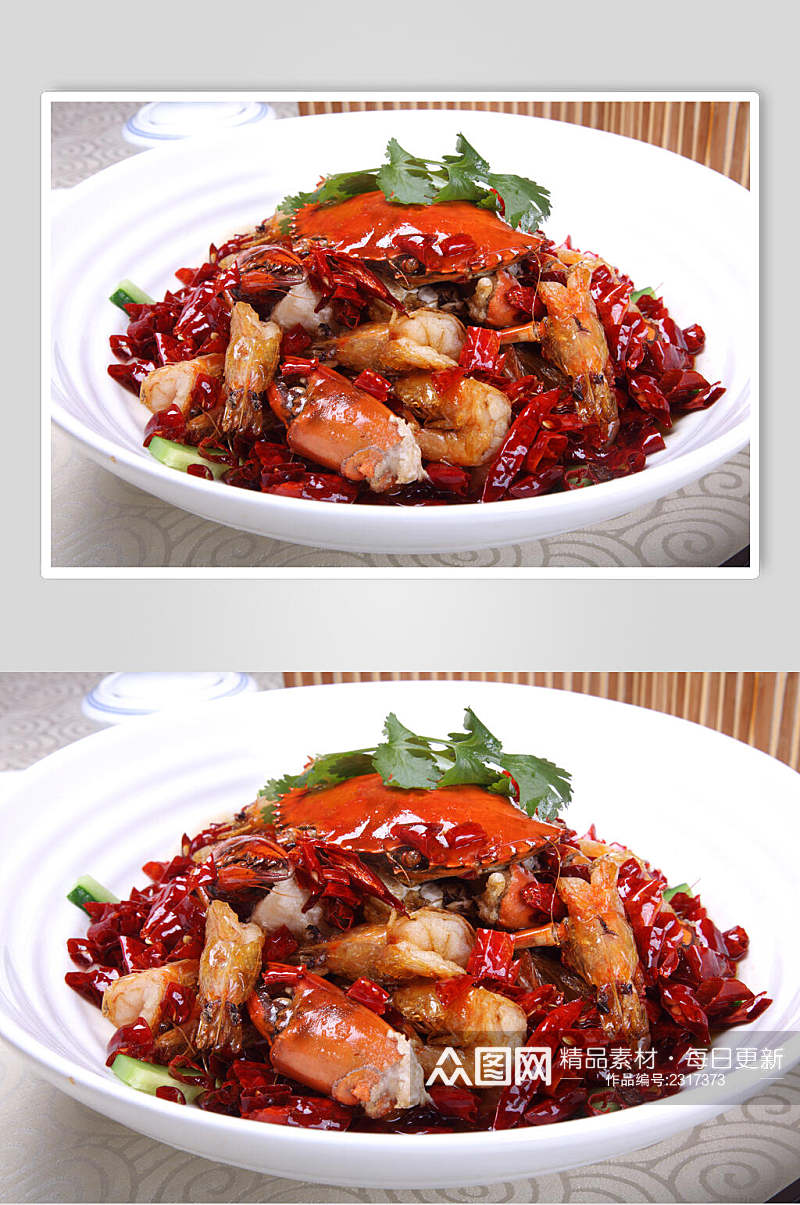 湘菜螃蟹香辣虾餐饮食物图片素材