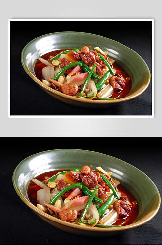 红烧土鸭食物图片