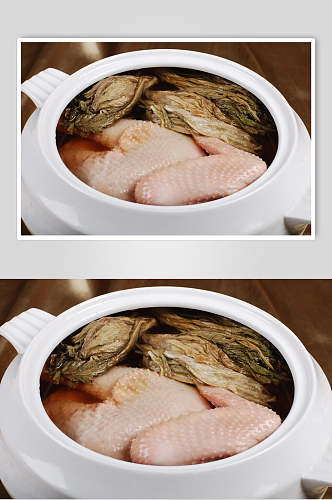天山雪莲炖老鸡美食图片