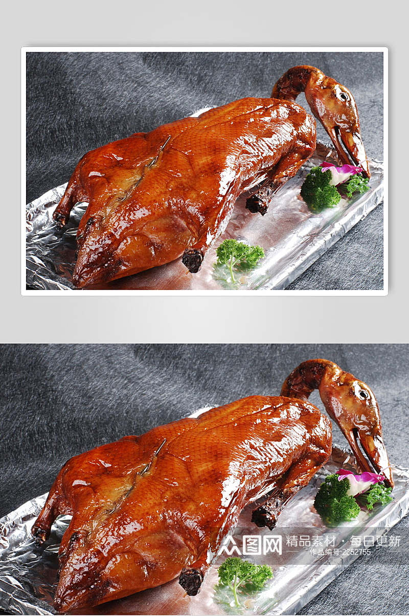 美食烤鸭卤鸭食物高清图片素材