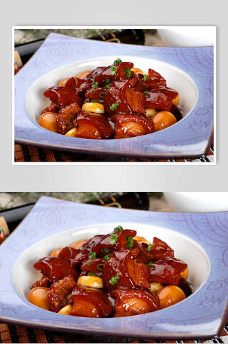湘菜毛家红烧肉食品图片