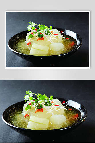 大碗冬瓜食品摄影图片