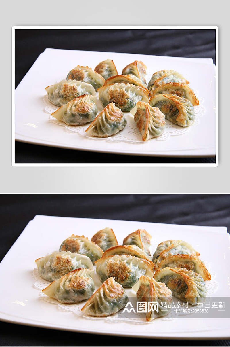 煎饺饺子食品高清图片素材