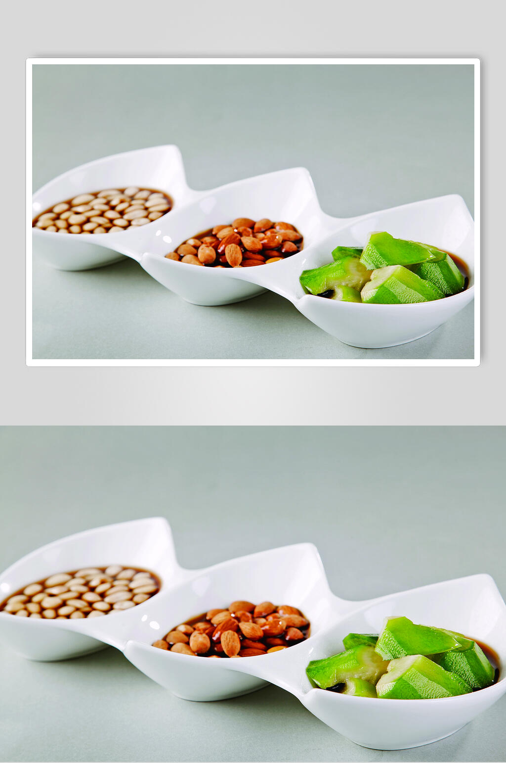 精品美味醋泡三样食品摄影图片素材