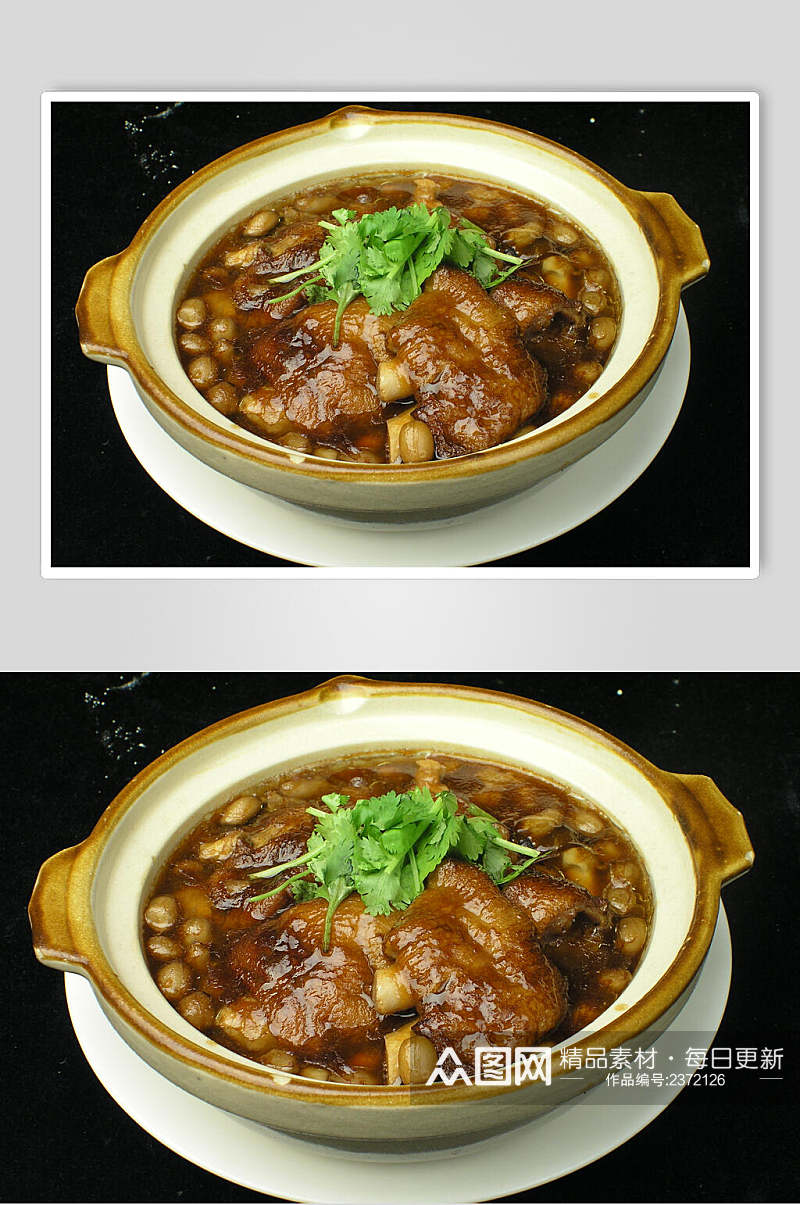 砂锅汤菜家常菜食品图片素材