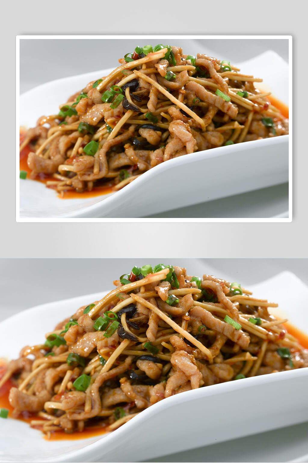 鲜香鱼香肉丝图片素材
