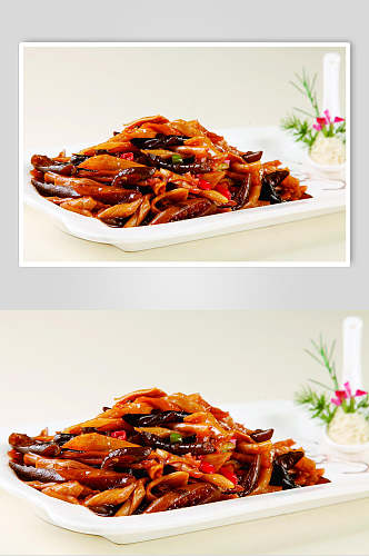 海笋鹅肠食物图片