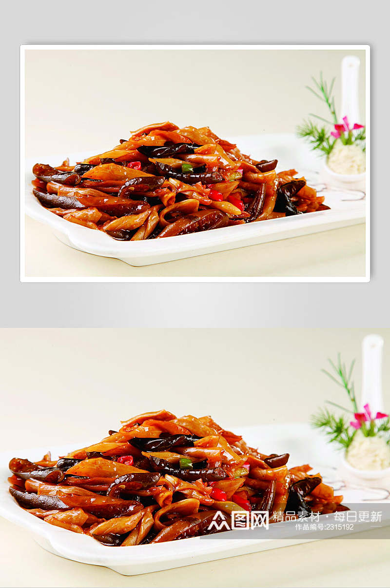 海笋鹅肠食物图片素材