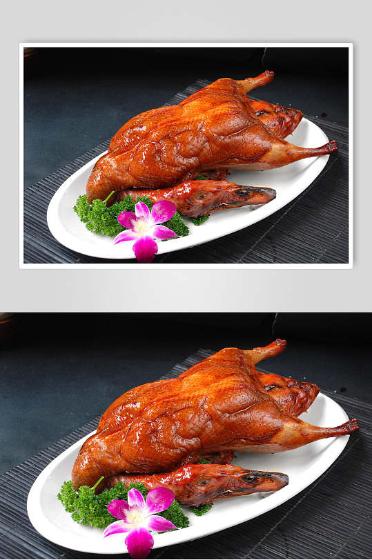 美味烤鸭卤鸭食品图片