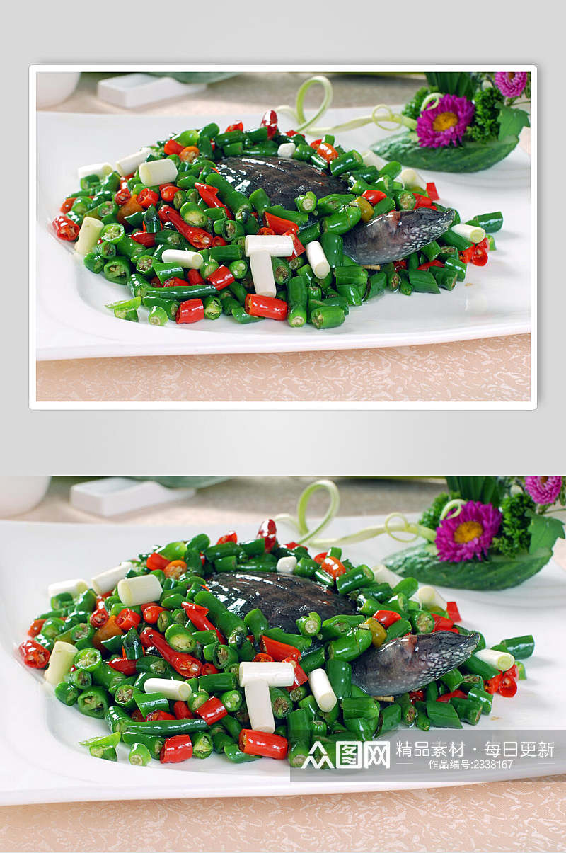 米椒甲鱼仔食物图片素材