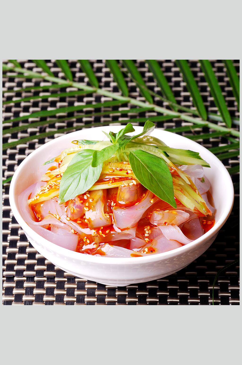香辣凉皮食品高清图片素材