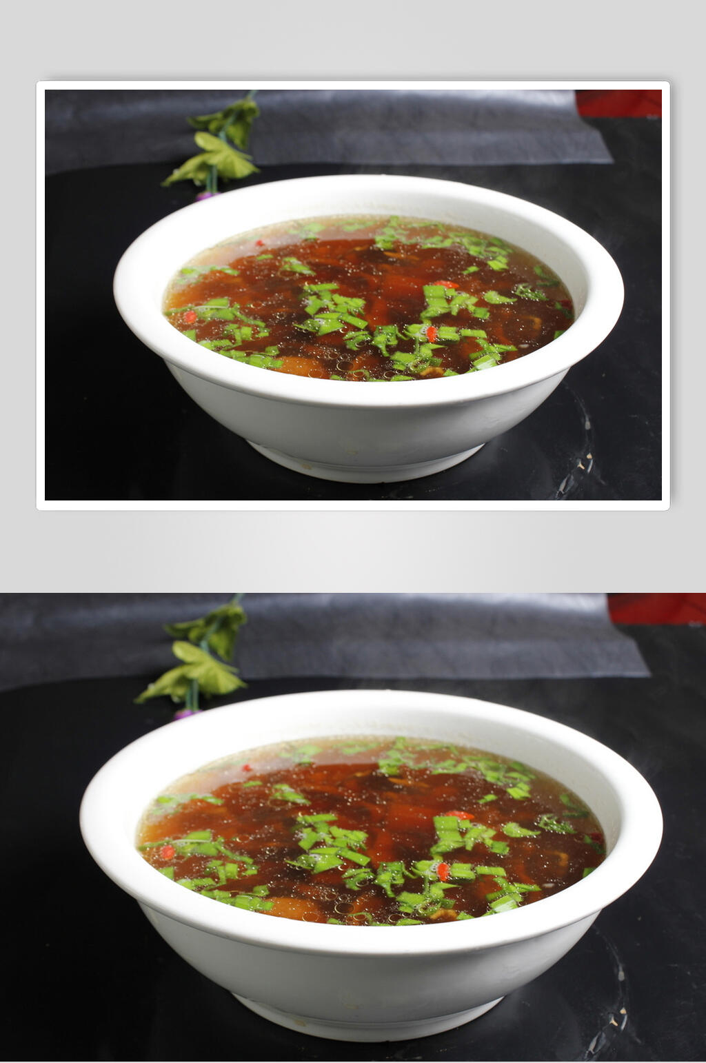 野生菌汤餐饮摄影图片素材