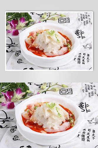 冷锅百叶食品摄影图片