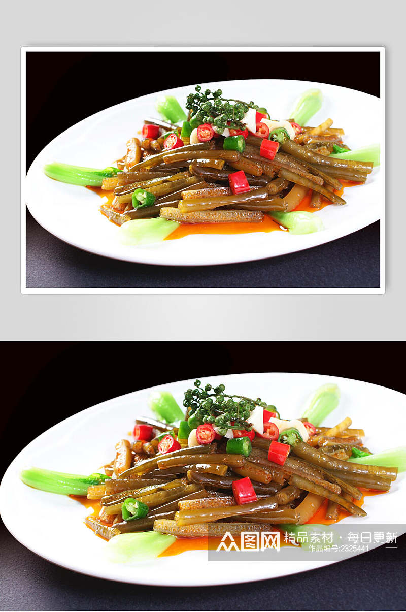 香爆海笋食品高清图片素材