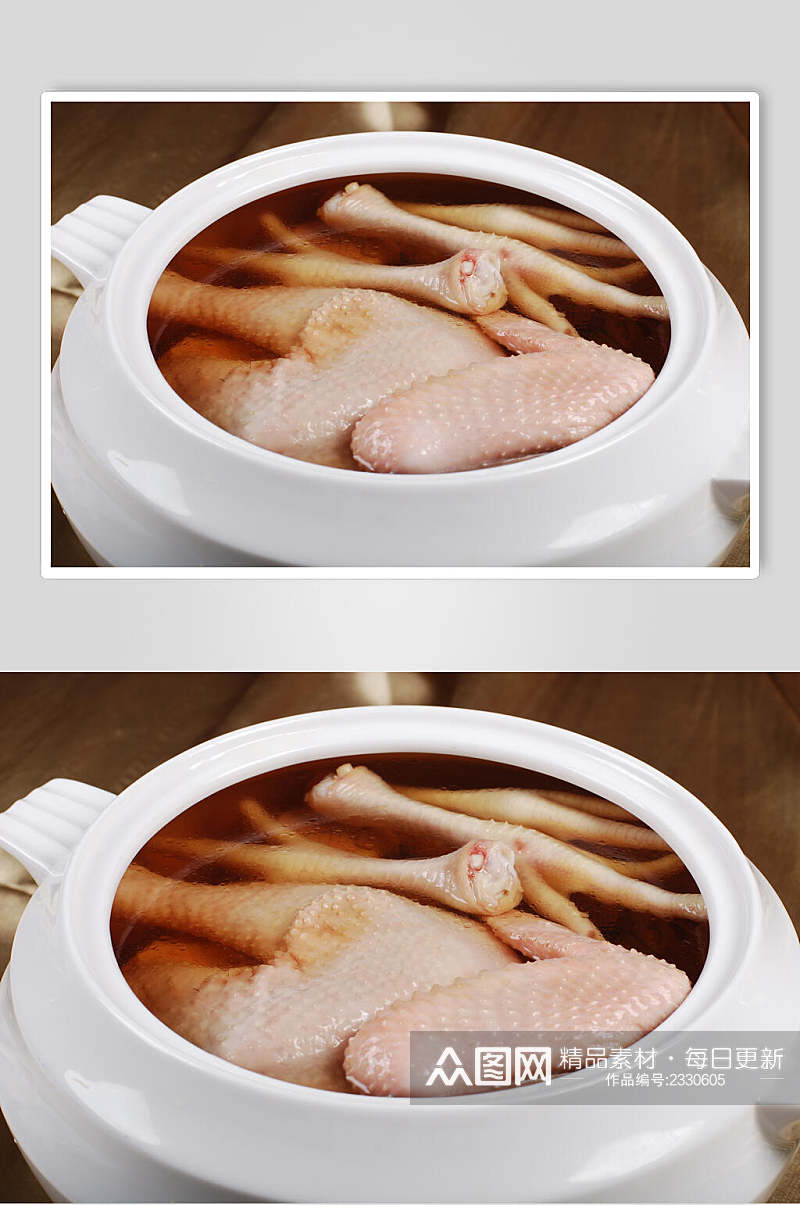 清炖土鸡汤图片食物图片素材
