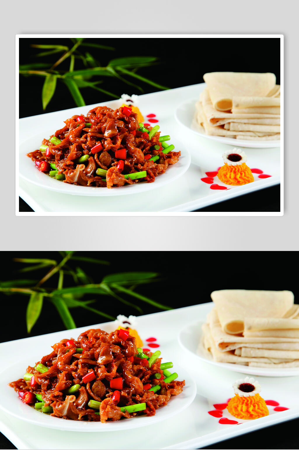 烙馍小炒羊肉图片素材