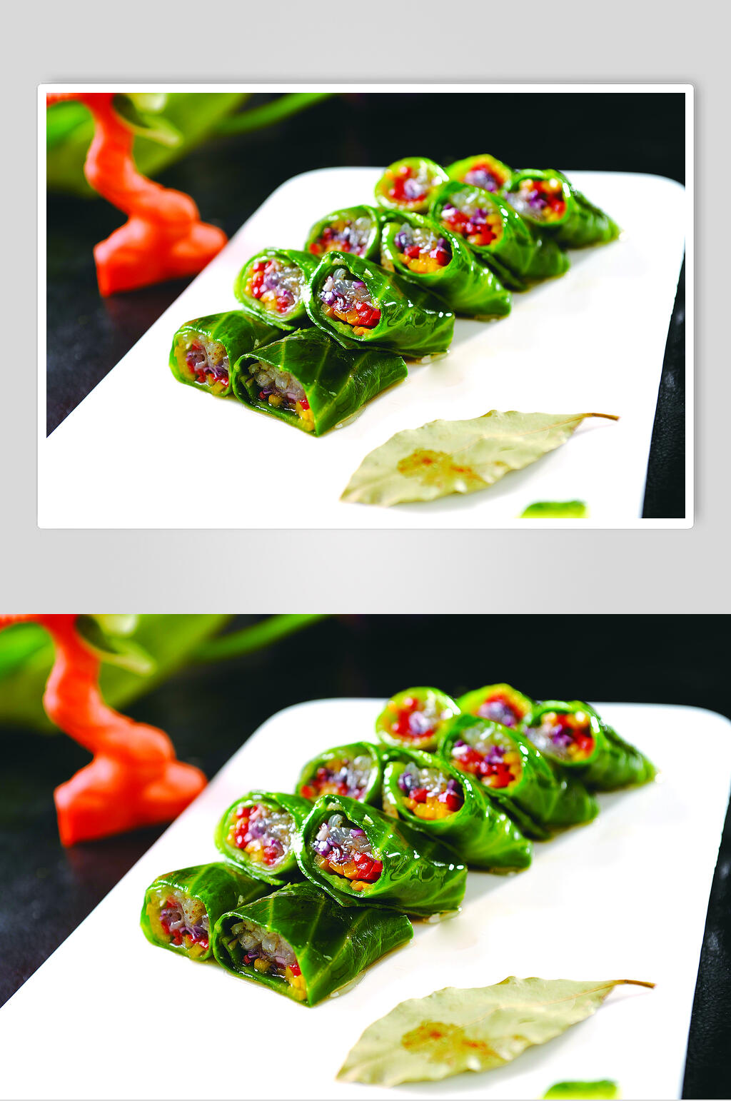 翡翠海蜇卷副本食物图片素材