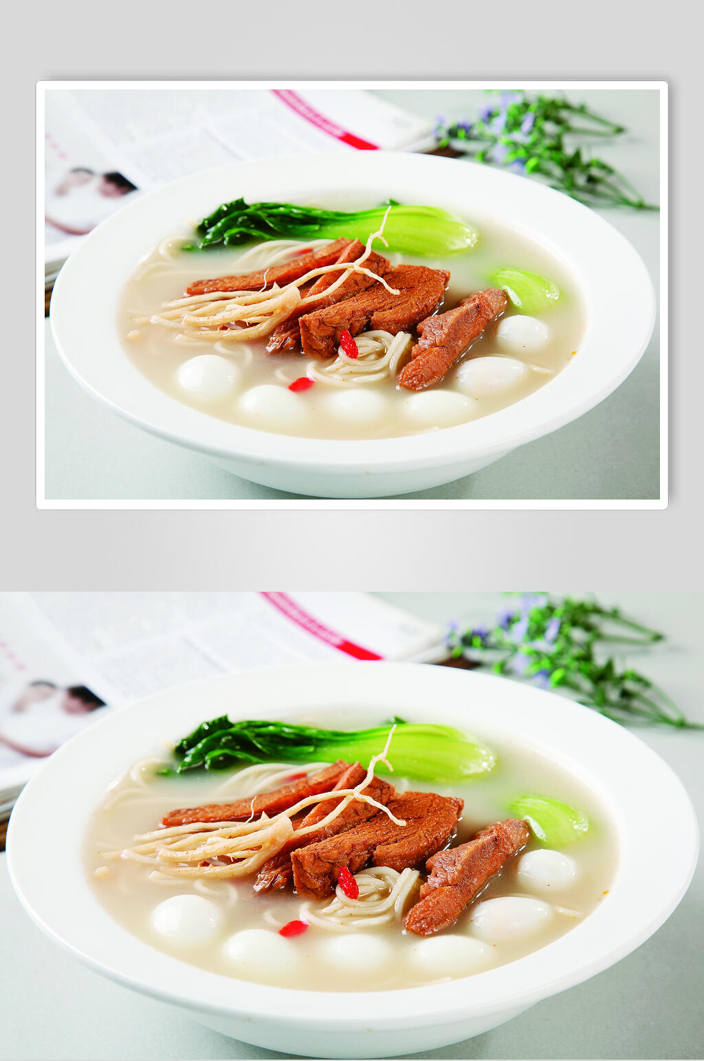 滋补养生牛肉面餐饮食品图片素材
