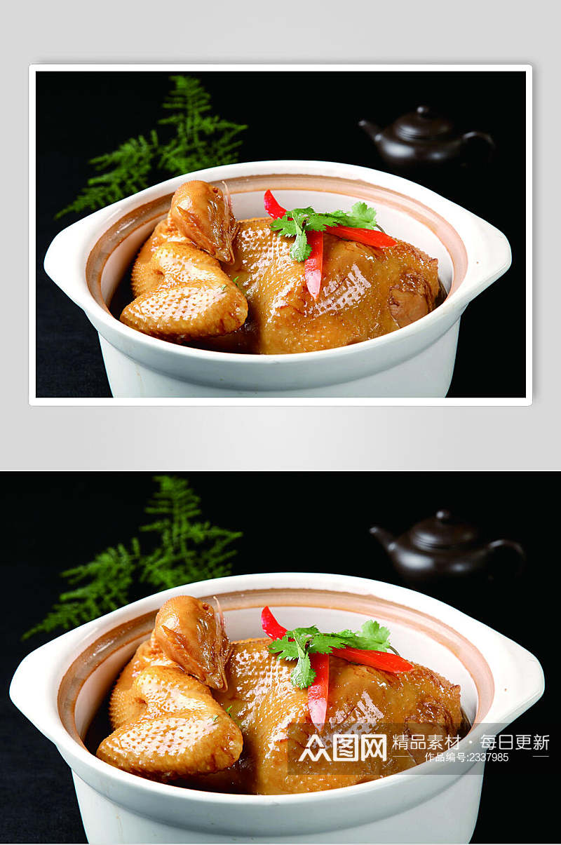 外婆干锅鸡食物摄影图片素材