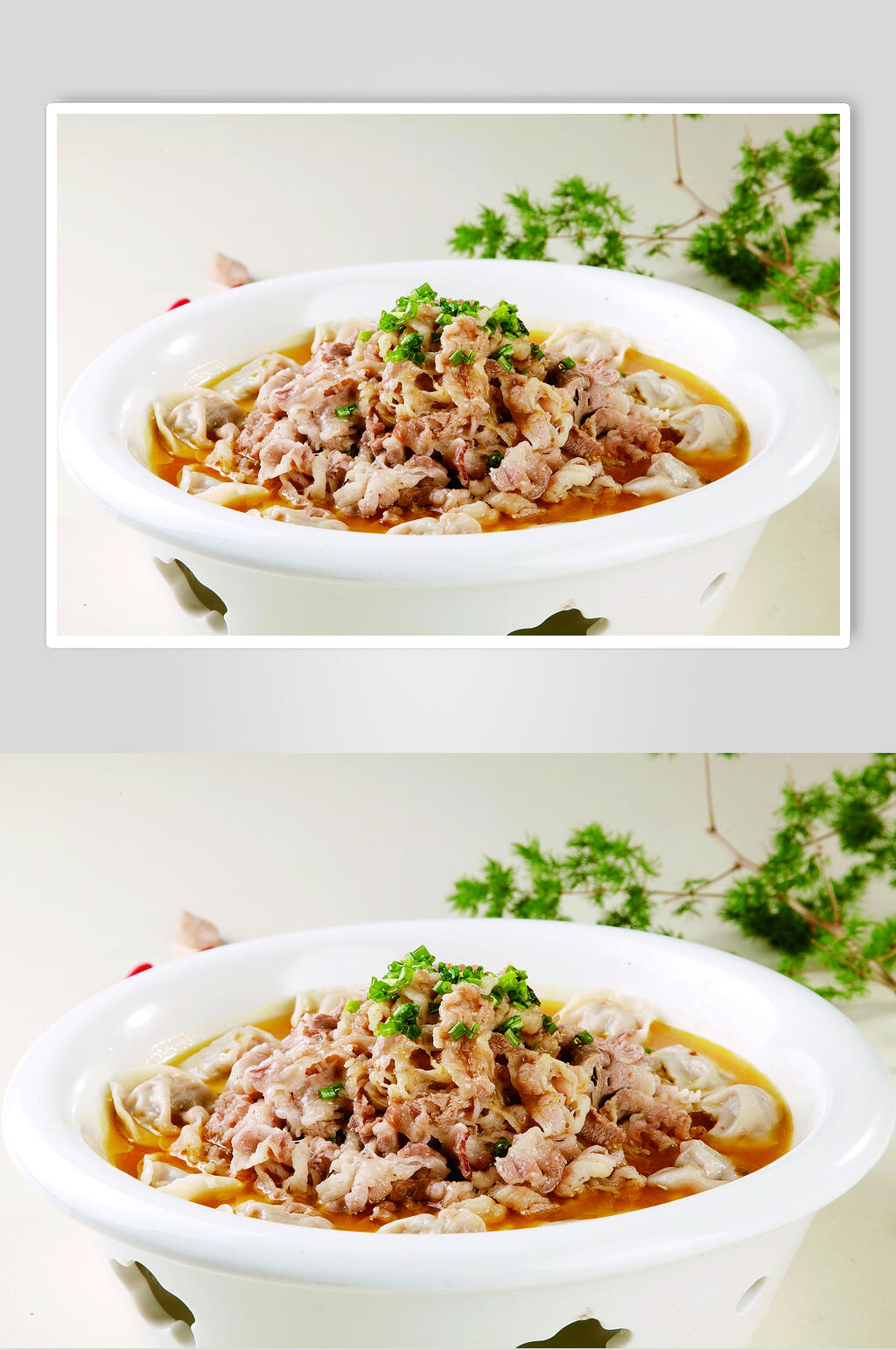 鲜嫩砂锅酥肉图片素材