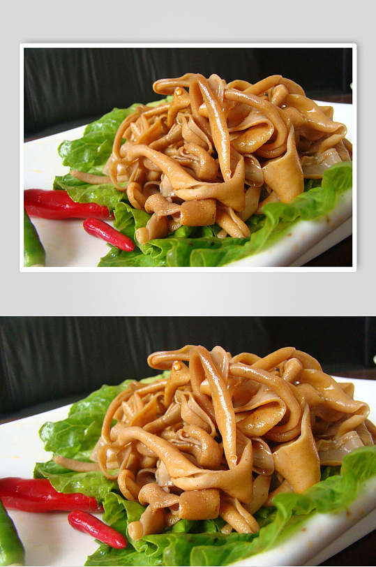 新鲜鸭肠食品高清图片