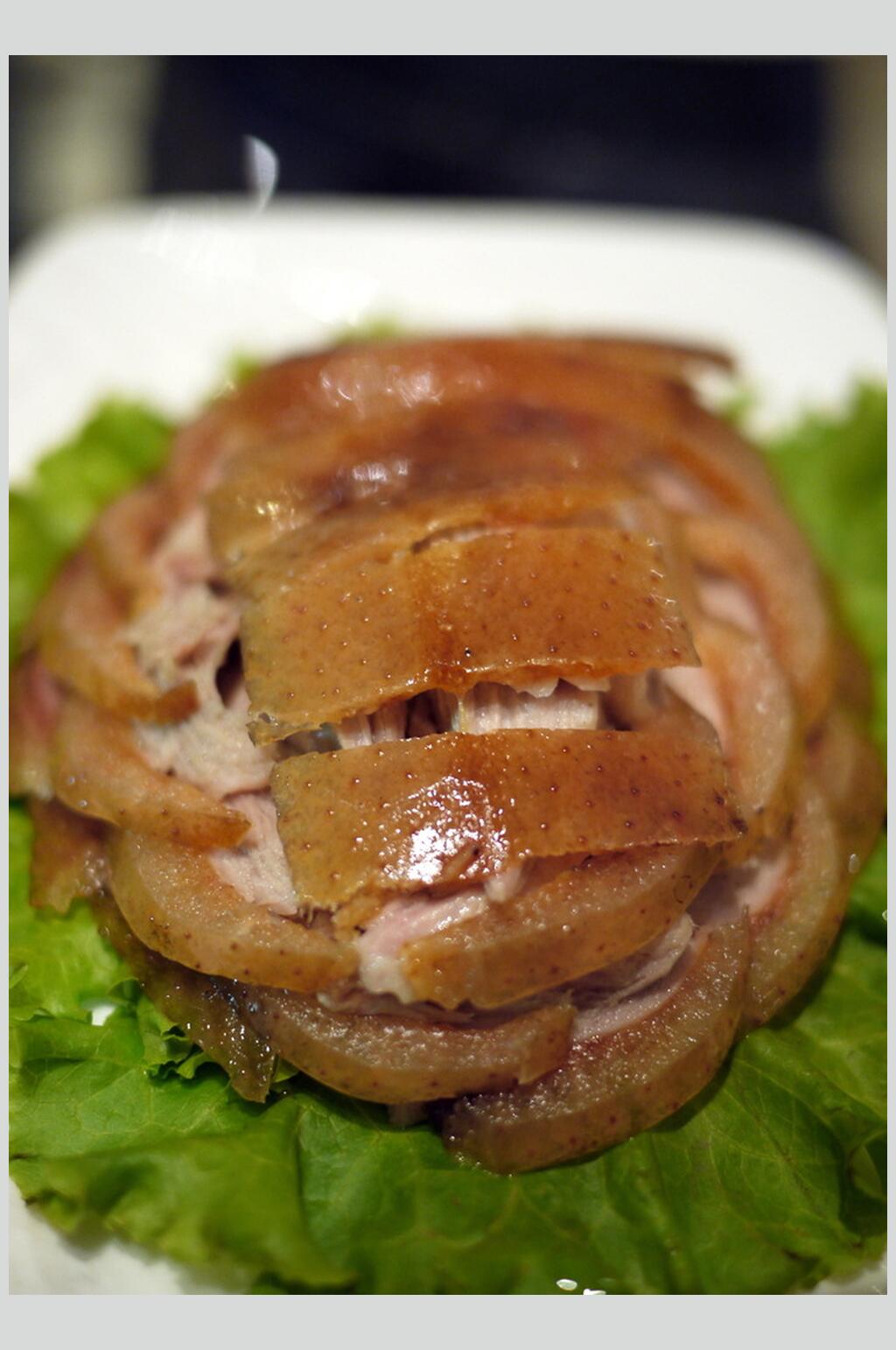 招牌烤鸭卤鸭食物高清图片素材