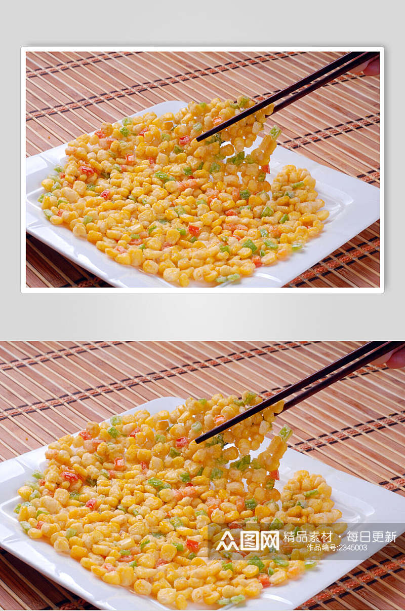 锅巴玉米食品图片素材