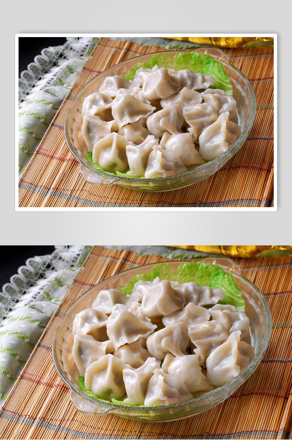 新鲜美味小吃北方水饺高清图片素材