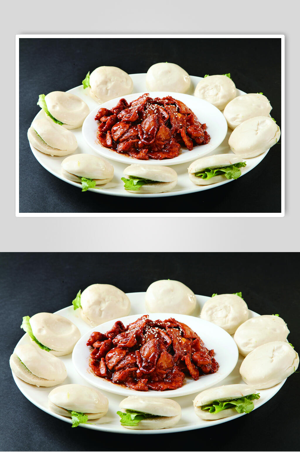 烧饼热酱驴肉图片高清图片素材