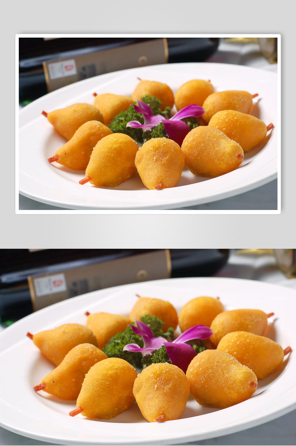 金黄美味像生梨食物图片素材