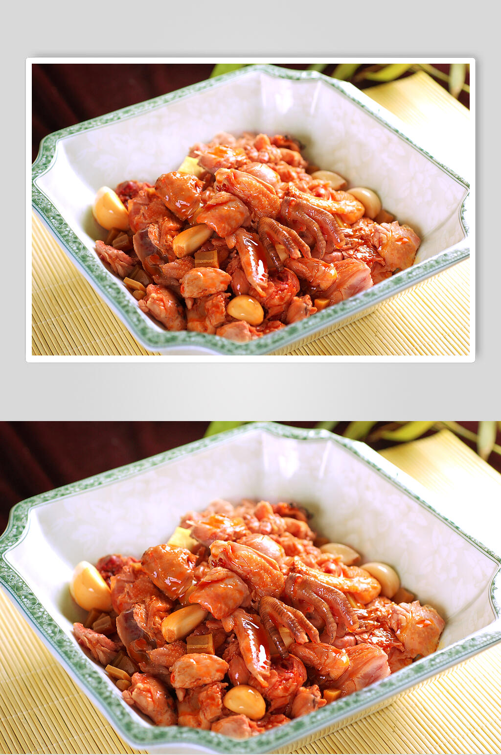 原生态黄焖野鸡食物高清图片素材