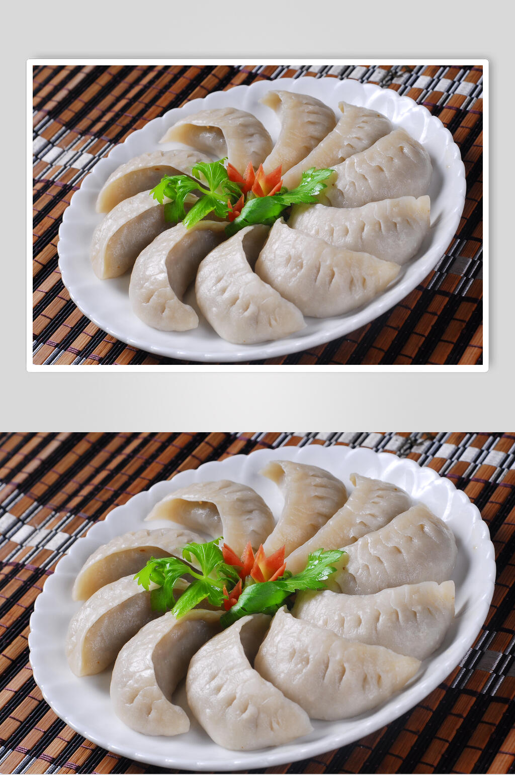 特色小吃野菌蒸饺食物摄影图片素材