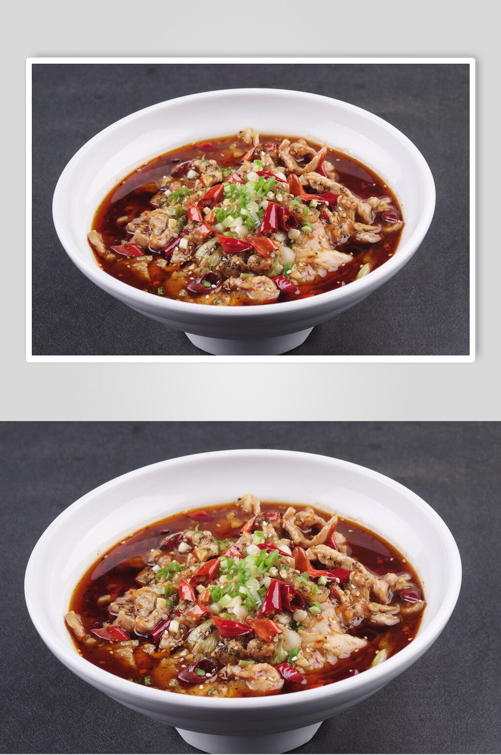 香浓美味湘菜水煮肉片食物高清图片素材