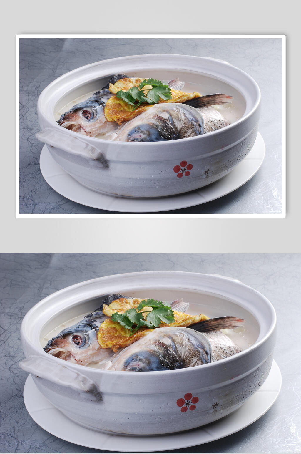 招牌浓汤鱼头食物图片素材