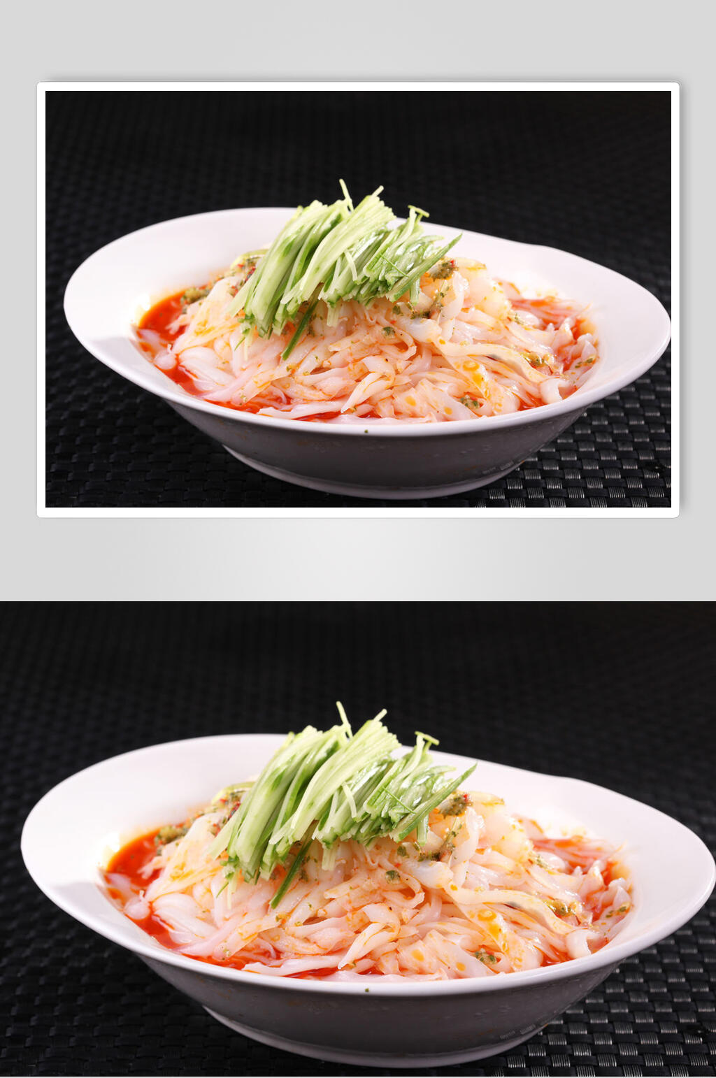 青瓜丝凉皮食品高清图片素材