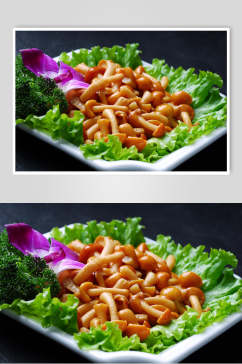 精选菌类滑菇食物图片
