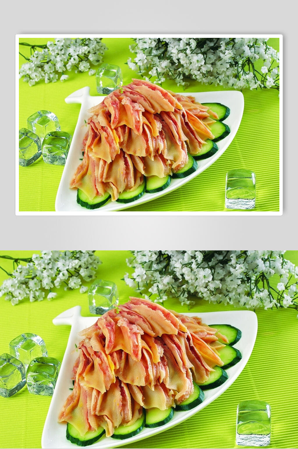 招牌美味芥茉鸭掌食品图片素材