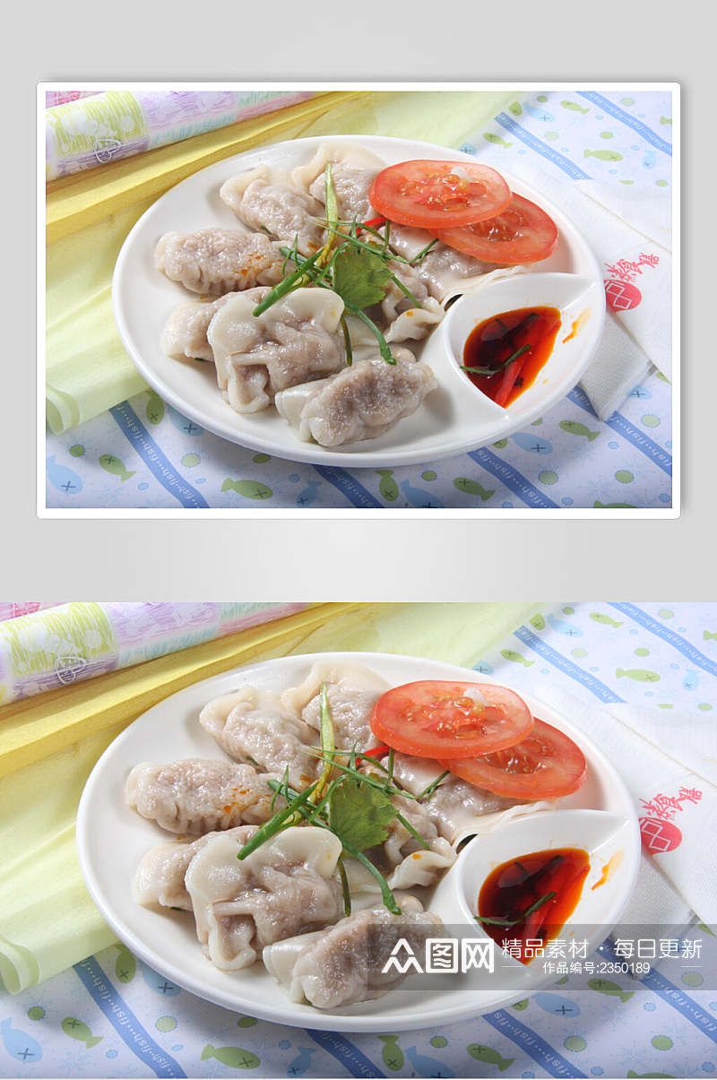 特色香浓美味饺子食物摄影图片素材