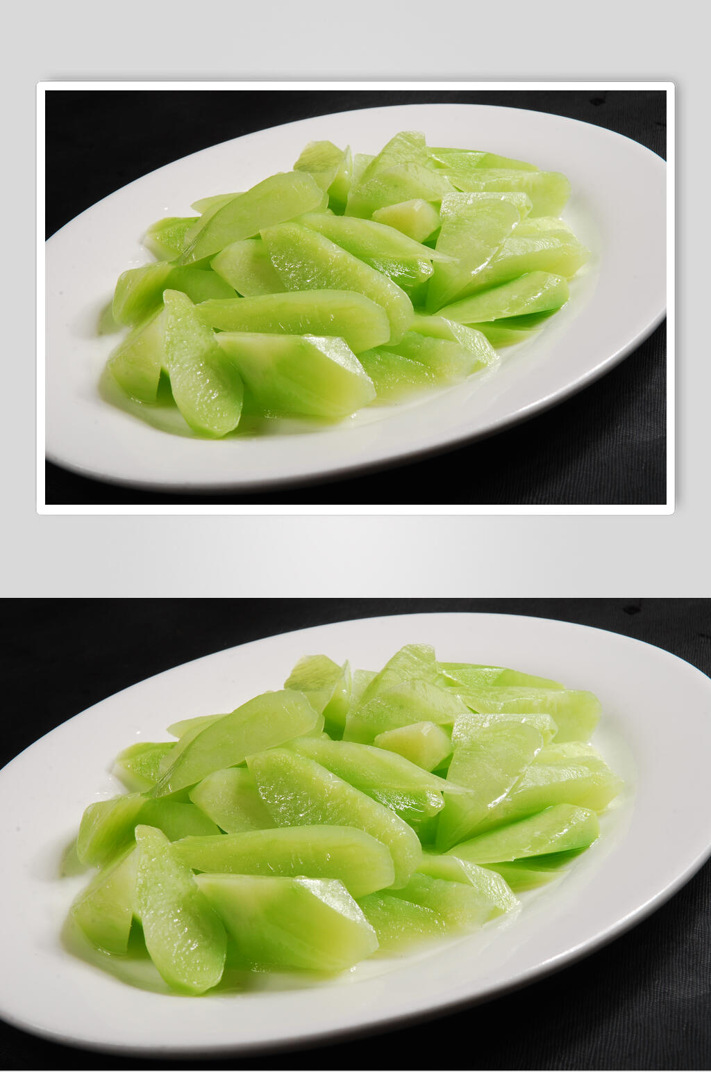 美味清炒芥兰食品图片素材