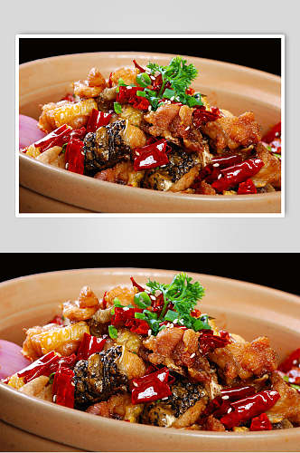 香锅鳄鱼餐饮食品图片