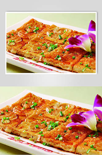 鱼肉豆腐盒食品高清图片
