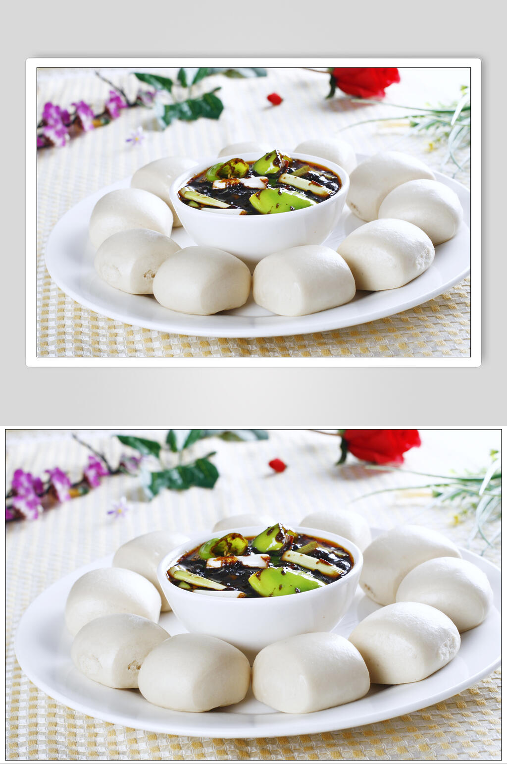 精品馒头食品图片素材