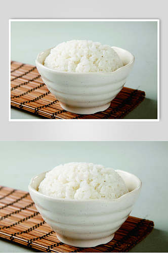 新鲜优质米饭食品图片