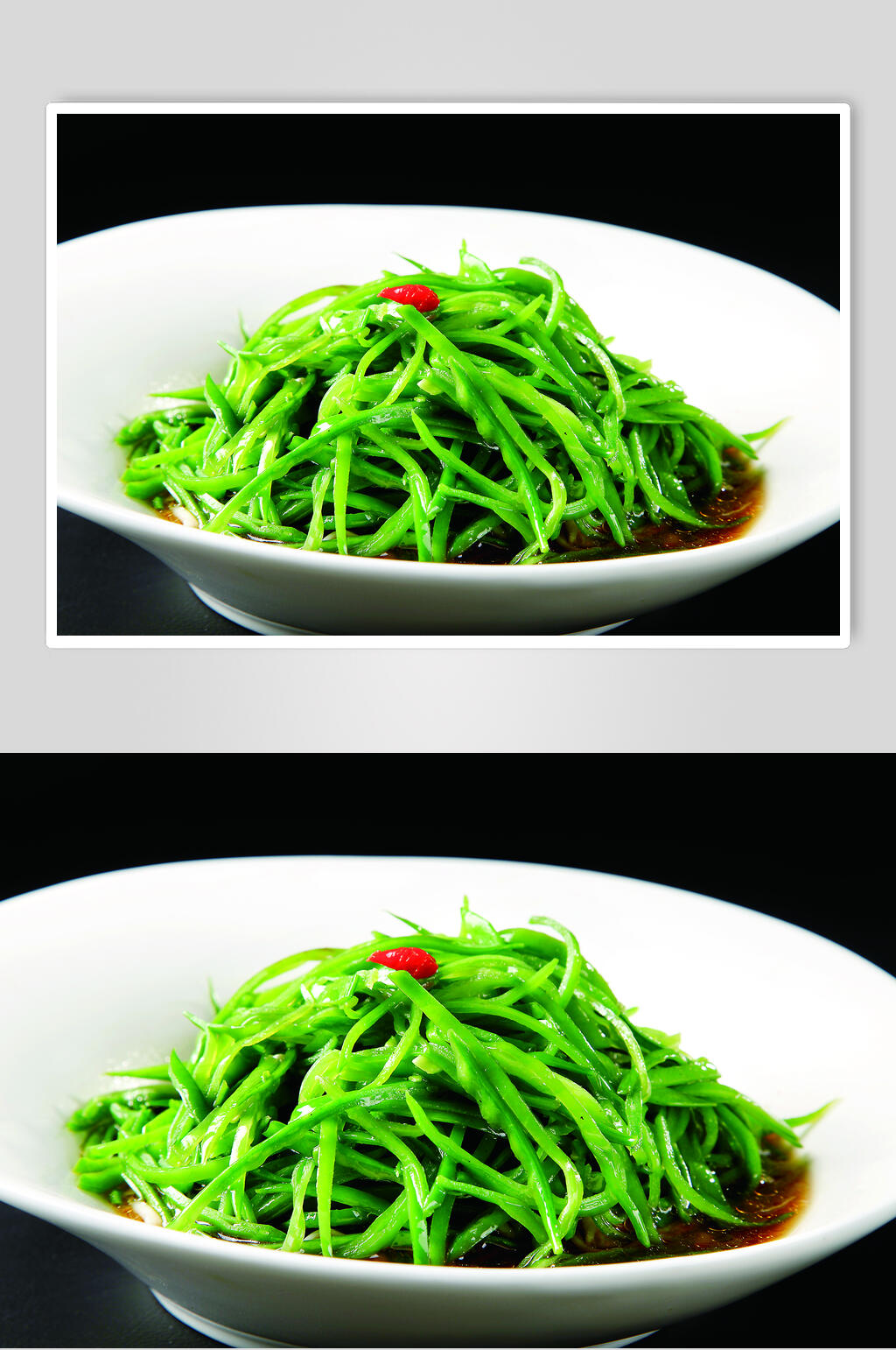 新鲜炝炒双脆食品图片素材