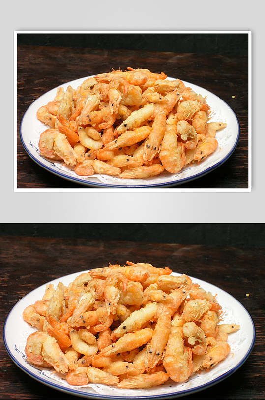 炸小河虾食品高清图片