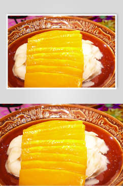 百合蒸南瓜食品菜摄影图片